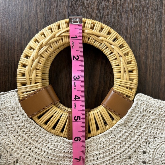 Talbots Crochet Round Handle Tote Bag - Picture 8 of 10